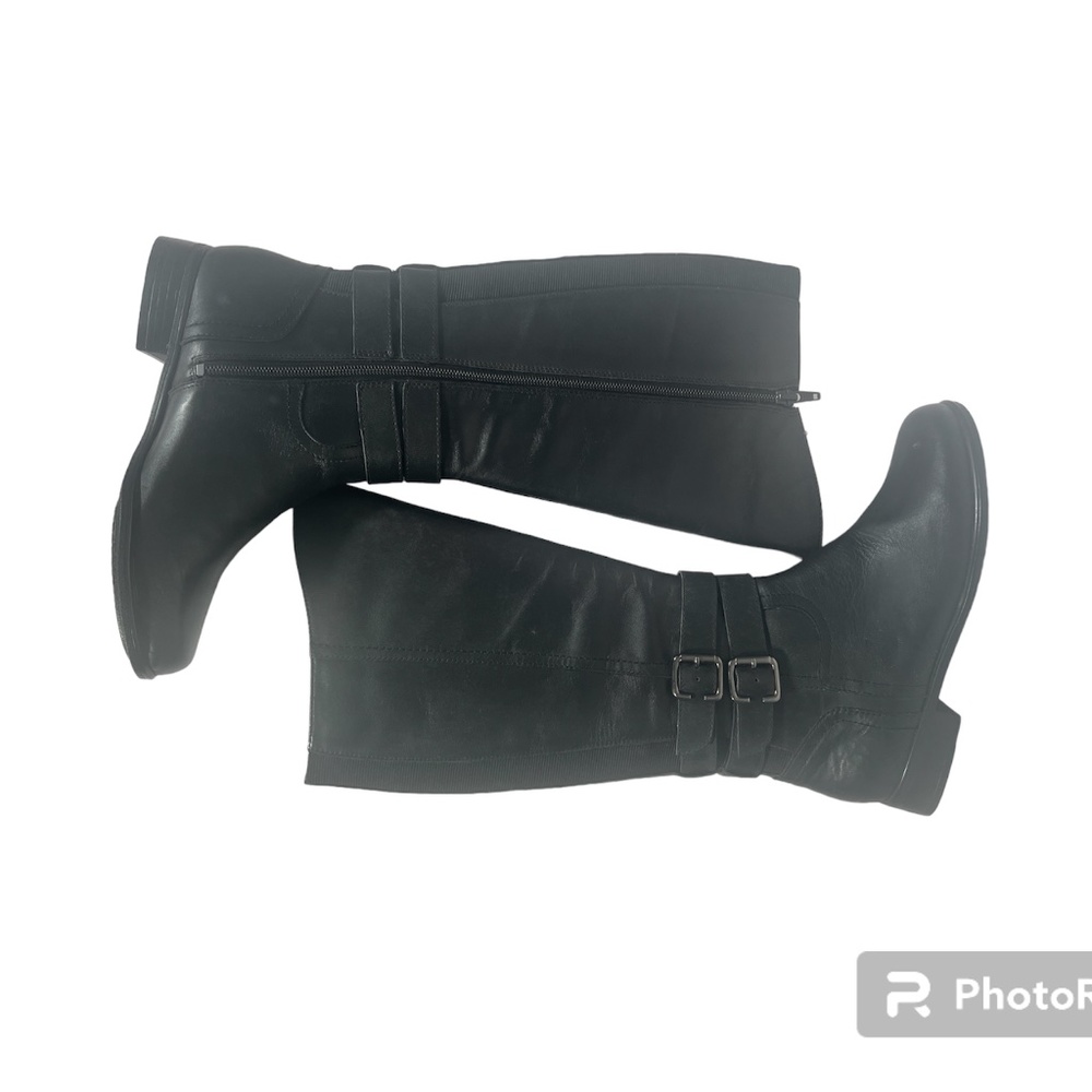 Hush Puppies Black Gelding Knee High Boots